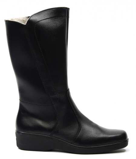 ЖЕНСКИЕ САПОГИ НАТУРАЛЬНАЯ КОЖА / ШЕРСТЬ ОТИКО БЕЛАРУСЬ