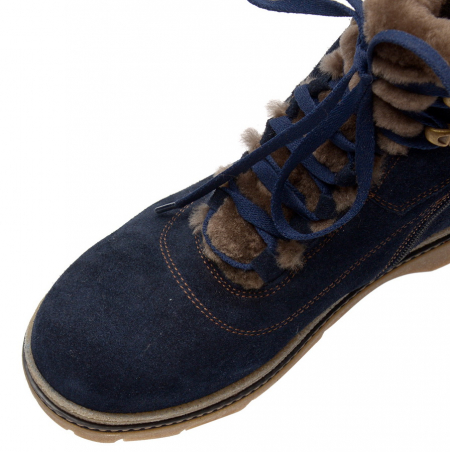 ЖЕНСКИЕ БОТИНКИ НАТУРАЛЬНАЯ КОЖА (ЗАМША) / ШЕРСТЬ МАРКО БЕЛАРУСЬ