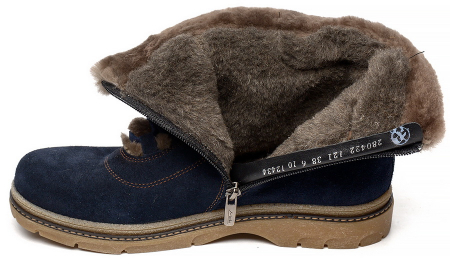 ЖЕНСКИЕ БОТИНКИ НАТУРАЛЬНАЯ КОЖА (ЗАМША) / ШЕРСТЬ МАРКО БЕЛАРУСЬ