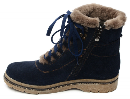 ЖЕНСКИЕ БОТИНКИ НАТУРАЛЬНАЯ КОЖА (ЗАМША) / ШЕРСТЬ МАРКО БЕЛАРУСЬ