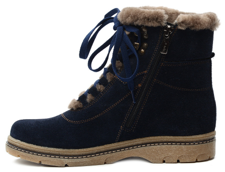 ЖЕНСКИЕ БОТИНКИ НАТУРАЛЬНАЯ КОЖА (ЗАМША) / ШЕРСТЬ МАРКО БЕЛАРУСЬ