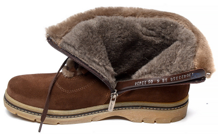 ЖЕНСКИЕ БОТИНКИ НАТУРАЛЬНАЯ КОЖА (ЗАМША) / ШЕРСТЬ МАРКО БЕЛАРУСЬ