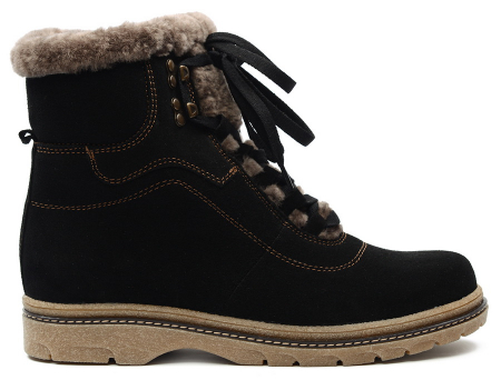 ЖЕНСКИЕ БОТИНКИ НАТУРАЛЬНАЯ КОЖА (ЗАМША) / ШЕРСТЬ МАРКО БЕЛАРУСЬ