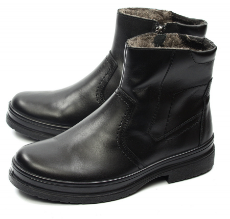 МУЖСКИЕ БОТИНКИ НАТУРАЛЬНАЯ КОЖА / ШЕРСТЬ МАРКО БЕЛАРУСЬ