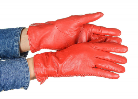 ЖЕНСКИЕ ПЕРЧАТКИ ОВЕЧЬЯ КОЖА / ШЕРСТЬ YIMEI