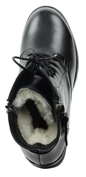 ЖЕНСКИЕ БОТИНКИ НАТУРАЛЬНАЯ КОЖА /НАТУРАЛЬНЫЙ МЕХ GUGU ГЕРМАНИЯ