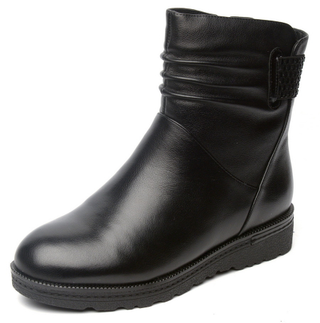 ЖЕНСКИЕ ПОЛУСАПОГИ НАТУРАЛЬНАЯ КОЖА / НАТУРАЛЬНЫЙ МЕХ GUGU ГЕРМАНИЯ