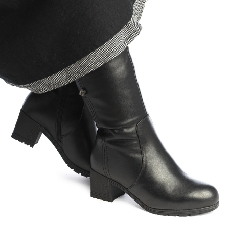 ЖЕНСКИЕ САПОГИ НАТУРАЛЬНАЯ КОЖА / НАТУРАЛЬНЫЙ МЕХ GUGU ГЕРМАНИЯ