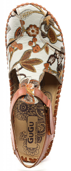 ЖЕНСКИЕ БОСОНОЖКИ НАТУРАЛЬНАЯ КОЖА GUGU ГЕРМАНИЯ