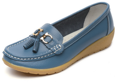 ЖЕНСКИЕ МОКАСИНЫ НАТУРАЛЬНАЯ КОЖА BINIFOOT/BNF ТАЙВАНЬ