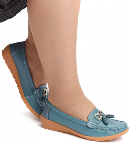 ЖЕНСКИЕ МОКАСИНЫ НАТУРАЛЬНАЯ КОЖА BINIFOOT/BNF ТАЙВАНЬ