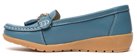 ЖЕНСКИЕ МОКАСИНЫ НАТУРАЛЬНАЯ КОЖА BINIFOOT/BNF ТАЙВАНЬ