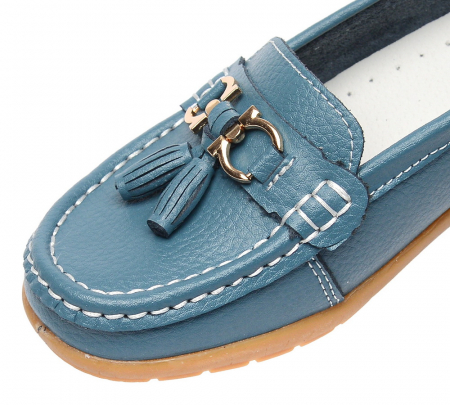 ЖЕНСКИЕ МОКАСИНЫ НАТУРАЛЬНАЯ КОЖА BINIFOOT/BNF ТАЙВАНЬ