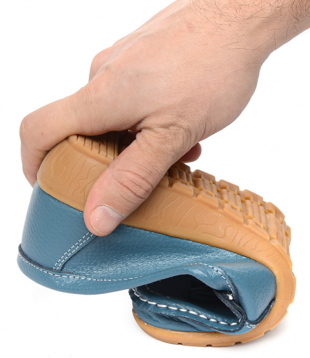 ЖЕНСКИЕ МОКАСИНЫ НАТУРАЛЬНАЯ КОЖА BINIFOOT/BNF ТАЙВАНЬ