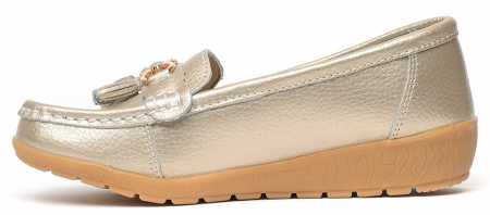 ЖЕНСКИЕ МОКАСИНЫ НАТУРАЛЬНАЯ КОЖА BINIFOOT/BNF ТАЙВАНЬ