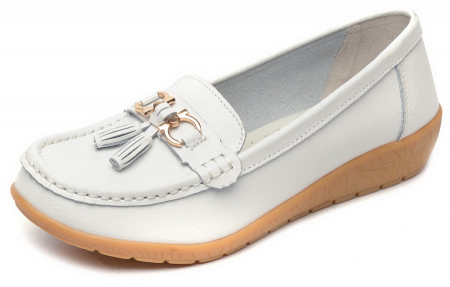 ЖЕНСКИЕ МОКАСИНЫ НАТУРАЛЬНАЯ КОЖА BINIFOOT/BNF ТАЙВАНЬ