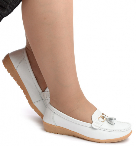 ЖЕНСКИЕ МОКАСИНЫ НАТУРАЛЬНАЯ КОЖА BINIFOOT/BNF ТАЙВАНЬ