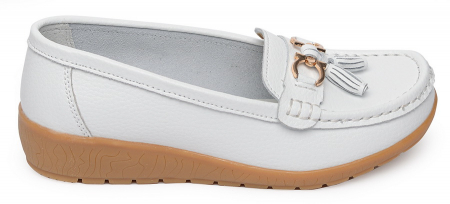 ЖЕНСКИЕ МОКАСИНЫ НАТУРАЛЬНАЯ КОЖА BINIFOOT/BNF ТАЙВАНЬ