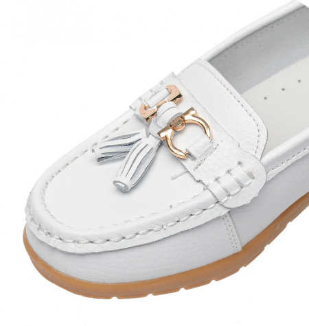 ЖЕНСКИЕ МОКАСИНЫ НАТУРАЛЬНАЯ КОЖА BINIFOOT/BNF ТАЙВАНЬ