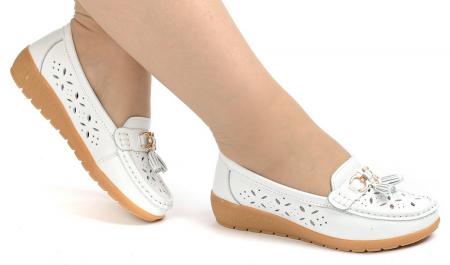 ЖЕНСКИЕ МОКАСИНЫ НАТУРАЛЬНАЯ КОЖА BINIFOOT/BNF ТАЙВАНЬ