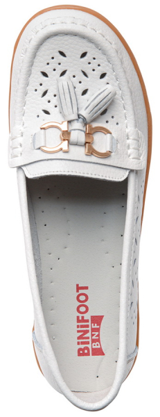 ЖЕНСКИЕ МОКАСИНЫ НАТУРАЛЬНАЯ КОЖА BINIFOOT/BNF ТАЙВАНЬ