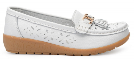 ЖЕНСКИЕ МОКАСИНЫ НАТУРАЛЬНАЯ КОЖА BINIFOOT/BNF ТАЙВАНЬ