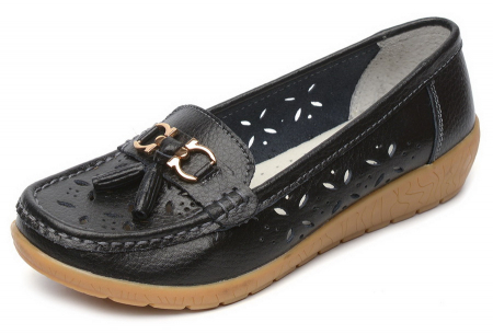 ЖЕНСКИЕ МОКАСИНЫ НАТУРАЛЬНАЯ КОЖА BINIFOOT/BNF ТАЙВАНЬ