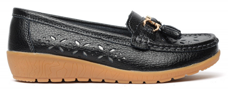 ЖЕНСКИЕ МОКАСИНЫ НАТУРАЛЬНАЯ КОЖА BINIFOOT/BNF ТАЙВАНЬ