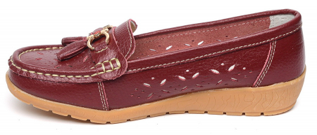 ЖЕНСКИЕ МОКАСИНЫ НАТУРАЛЬНАЯ КОЖА BINIFOOT/BNF ТАЙВАНЬ