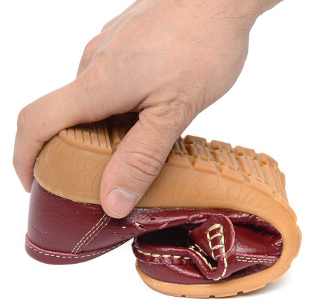 ЖЕНСКИЕ МОКАСИНЫ НАТУРАЛЬНАЯ КОЖА BINIFOOT/BNF ТАЙВАНЬ