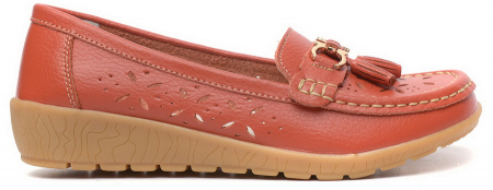 ЖЕНСКИЕ МОКАСИНЫ НАТУРАЛЬНАЯ КОЖА BINIFOOT/BNF ТАЙВАНЬ