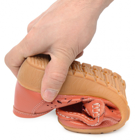 ЖЕНСКИЕ МОКАСИНЫ НАТУРАЛЬНАЯ КОЖА BINIFOOT/BNF ТАЙВАНЬ