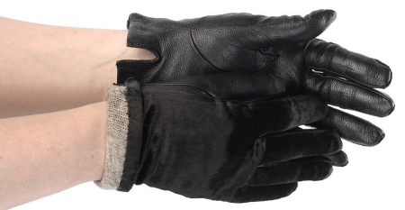 ЖЕНСКИЕ ПЕРЧАТКИ СЕНСОРНЫЕ ОВЕЧЬЯ КОЖА / ШЕРСТЬ CRST