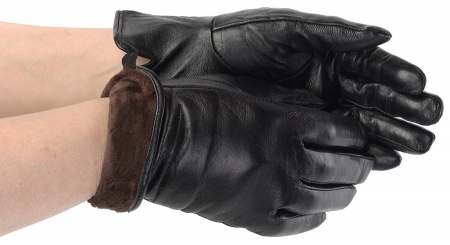 ЖЕНСКИЕ ПЕРЧАТКИ СЕНСОРНЫЕ ОВЕЧЬЯ КОЖА / ФЛИС CRST