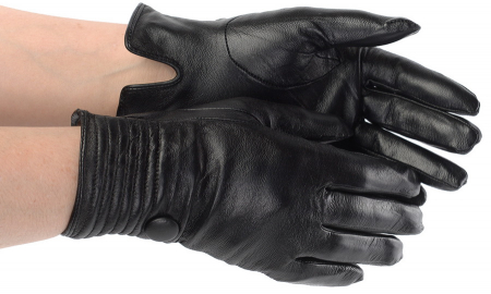 ЖЕНСКИЕ ПЕРЧАТКИ СЕНСОРНЫЕ ОВЕЧЬЯ КОЖА / ФЛИС CRST