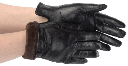 ЖЕНСКИЕ ПЕРЧАТКИ СЕНСОРНЫЕ ОВЕЧЬЯ КОЖА / ФЛИС CRST