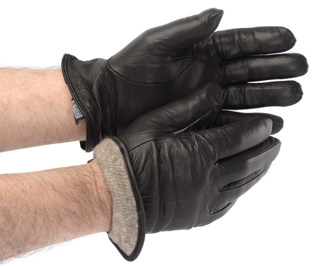 МУЖСКИЕ ПЕРЧАТКИ КОЖА ОЛЕНЯ / ШЕРСТЬ