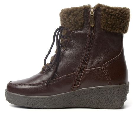 ЖЕНСКИЕ БОТИНКИ НАТУРАЛЬНАЯ КОЖА НАТУРАЛЬНЫЙ МЕХ GUGU ГЕРМАНИЯ