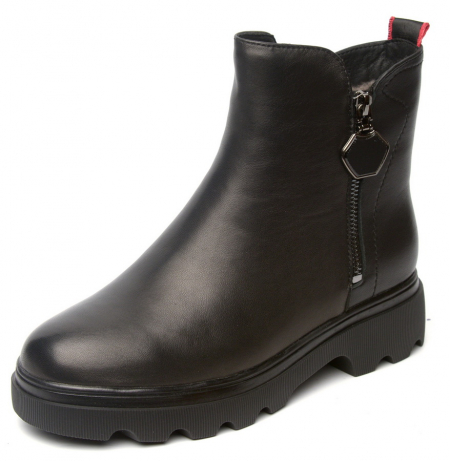 ЖЕНСКИЕ БОТИНКИ НАТУРАЛЬНАЯ КОЖА НАТУРАЛЬНЫЙ МЕХ GUGU ГЕРМАНИЯ