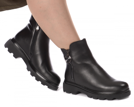 ЖЕНСКИЕ БОТИНКИ НАТУРАЛЬНАЯ КОЖА НАТУРАЛЬНЫЙ МЕХ GUGU ГЕРМАНИЯ