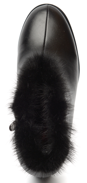 ЖЕНСКИЕ БОТИНКИ НАТУРАЛЬНАЯ КОЖА НАТУРАЛЬНЫЙ МЕХ GUGU ГЕРМАНИЯ