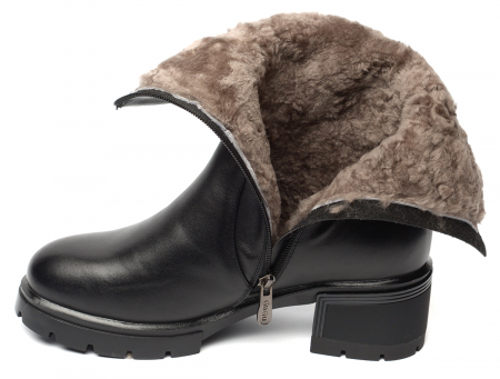 ЖЕНСКИЕ САПОГИ НАТУРАЛЬНАЯ КОЖА НАТУРАЛЬНЫЙ МЕХ GUGU ГЕРМАНИЯ