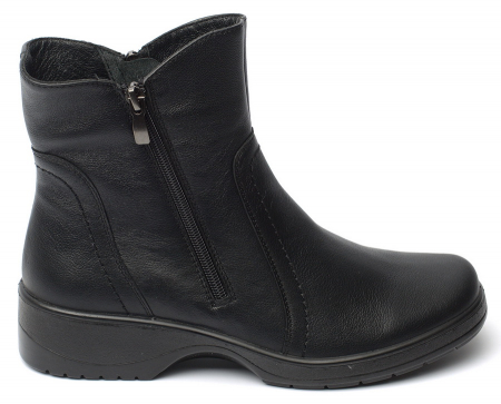 ЖЕНСКИЕ ПОЛУСАПОГИ НАТУРАЛЬНАЯ КОЖА / БАЙКА РОСВЕСТ РОССИЯ