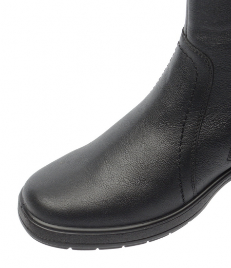 ЖЕНСКИЕ ПОЛУСАПОГИ НАТУРАЛЬНАЯ КОЖА / БАЙКА РОСВЕСТ РОССИЯ