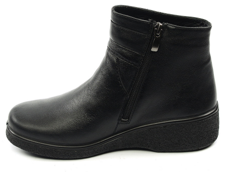 ЖЕНСКИЕ ПОЛУСАПОГИ НАТУРАЛЬНАЯ КОЖА / ПОЛУШЕРСТЬ РОСВЕСТ РОССИЯ