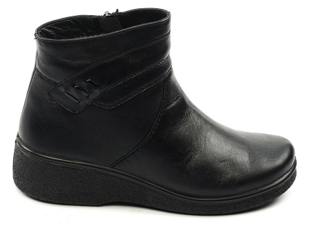 ЖЕНСКИЕ ПОЛУСАПОГИ НАТУРАЛЬНАЯ КОЖА / ПОЛУШЕРСТЬ РОСВЕСТ РОССИЯ