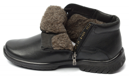 МУЖСКИЕ БОТИНКИ НАТУРАЛЬНАЯ КОЖА/ ШЕРСТЬ РОСВЕСТ РОССИЯ