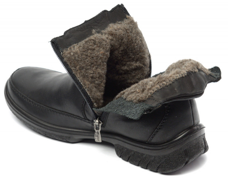 МУЖСКИЕ БОТИНКИ НАТУРАЛЬНАЯ КОЖА/ ШЕРСТЬ РОСВЕСТ РОССИЯ