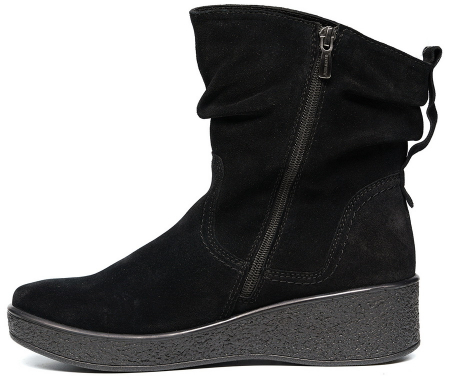 ЖЕНСКИЕ САПОГИ НАТУРАЛЬНАЯ КОЖА / ШЕРСТЬ РОСВЕСТ РОССИЯ