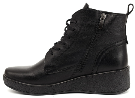 ЖЕНСКИЕ БОТИНКИ НАТУРАЛЬНАЯ КОЖА / ШЕРСТЬ РОСВЕСТ РОССИЯ